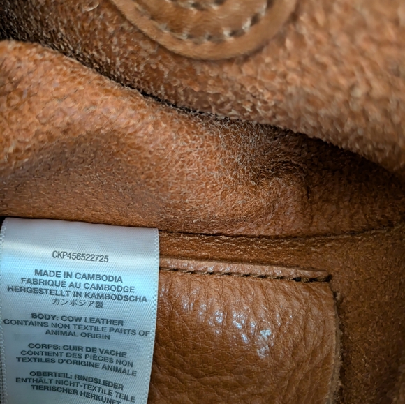 Madewell Womens Sydney Shoulder Bag Burnished Caramel - Picture 9 of 9